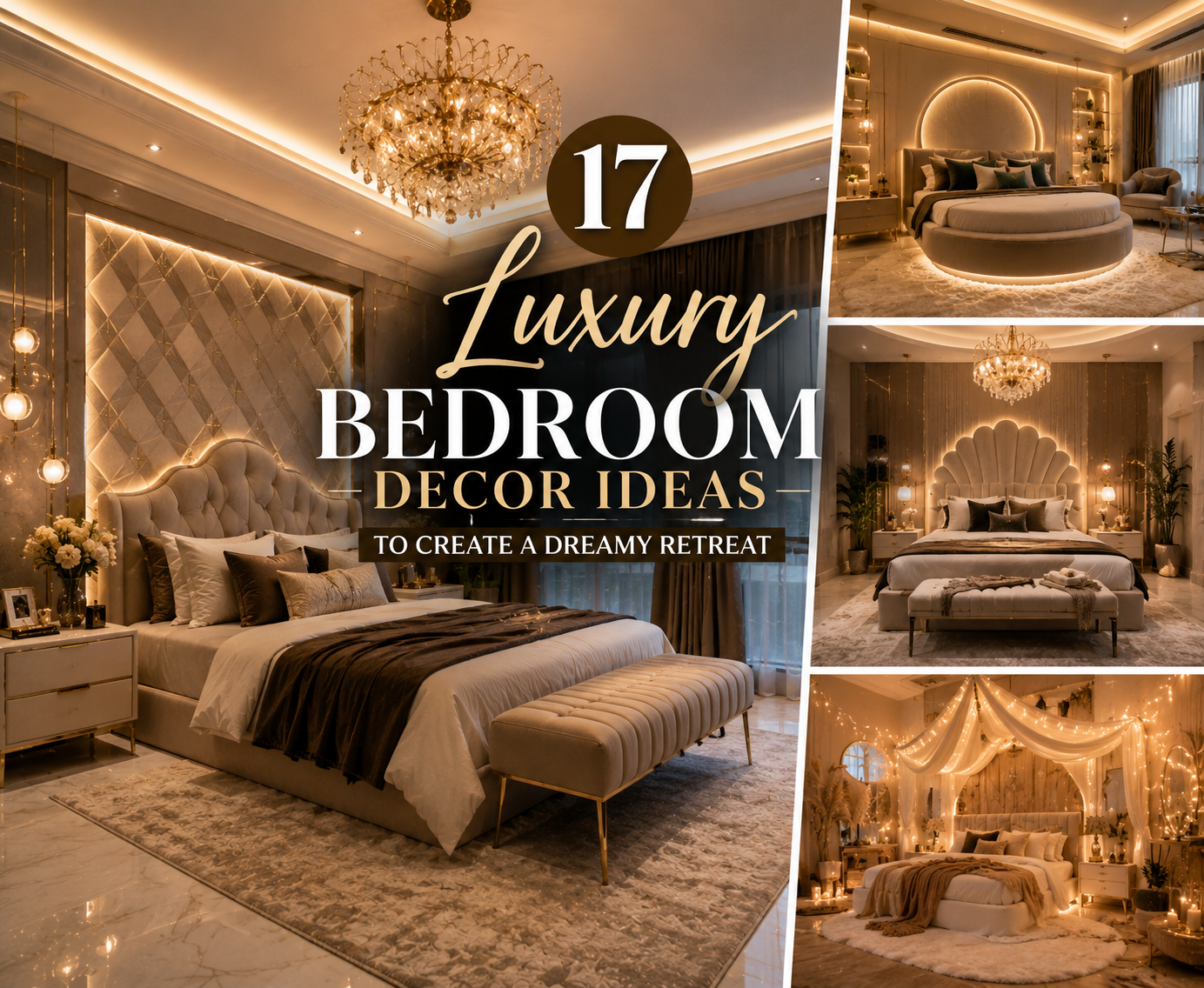 17 Luxury Bedroom Decor Ideas to Create a Dreamy Retreat
