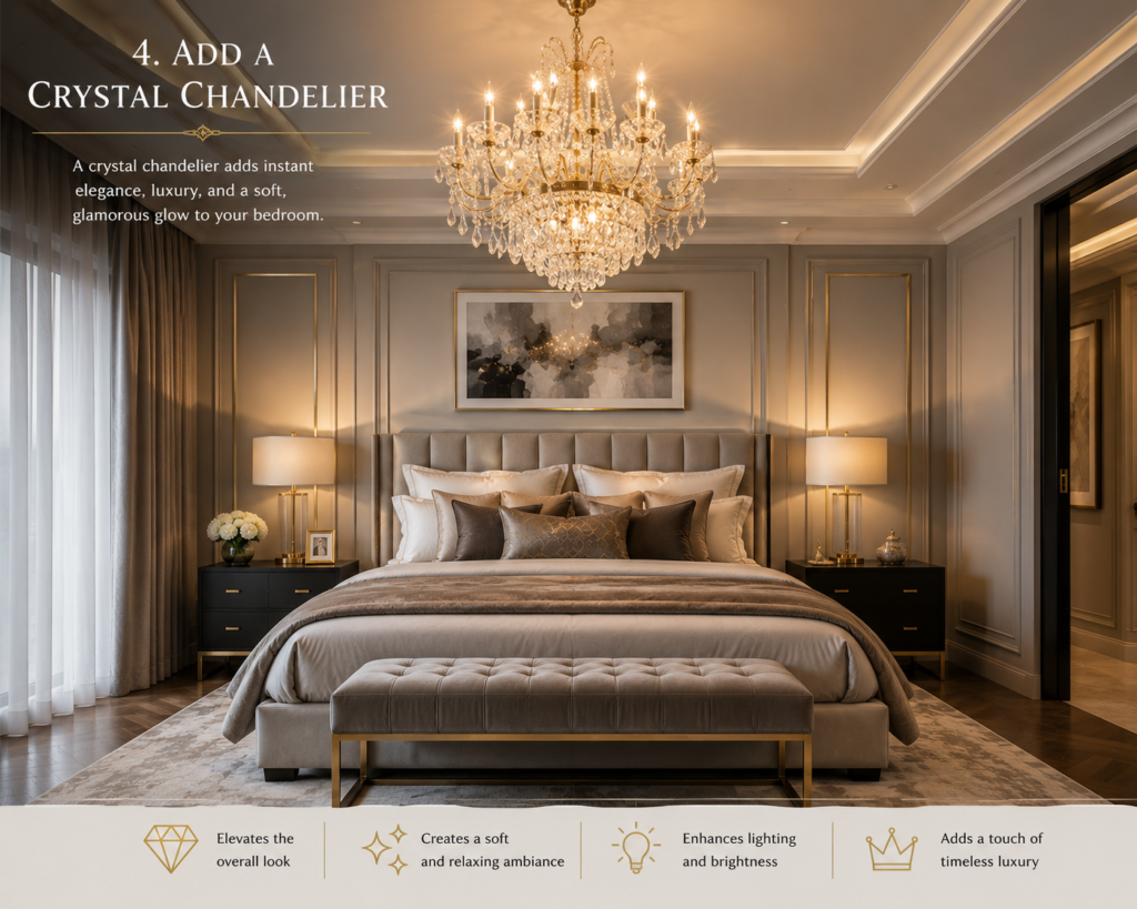 Add a Crystal Chandelier