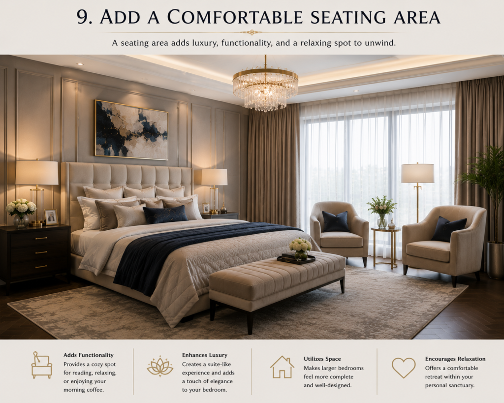 Add a Comfortable Seating Area