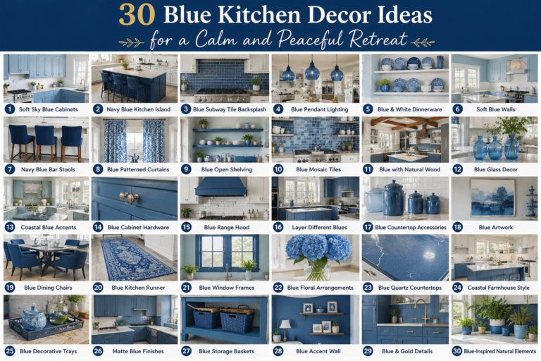 15 Blue Kitchen Decor Ideas for a Calm and Peaceful Retreat