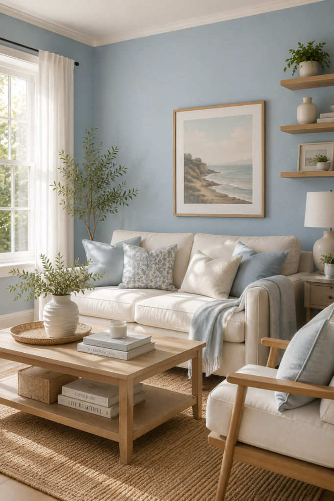 Blue Living Room