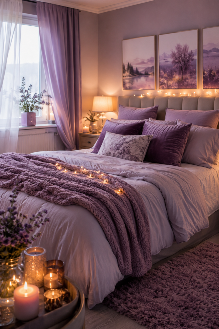 15 Purple Bedroom Ideas That Create a Magical Cozy Vibe