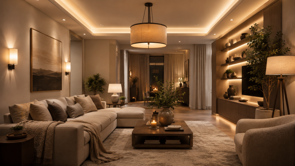 Layered Lighting for Depth