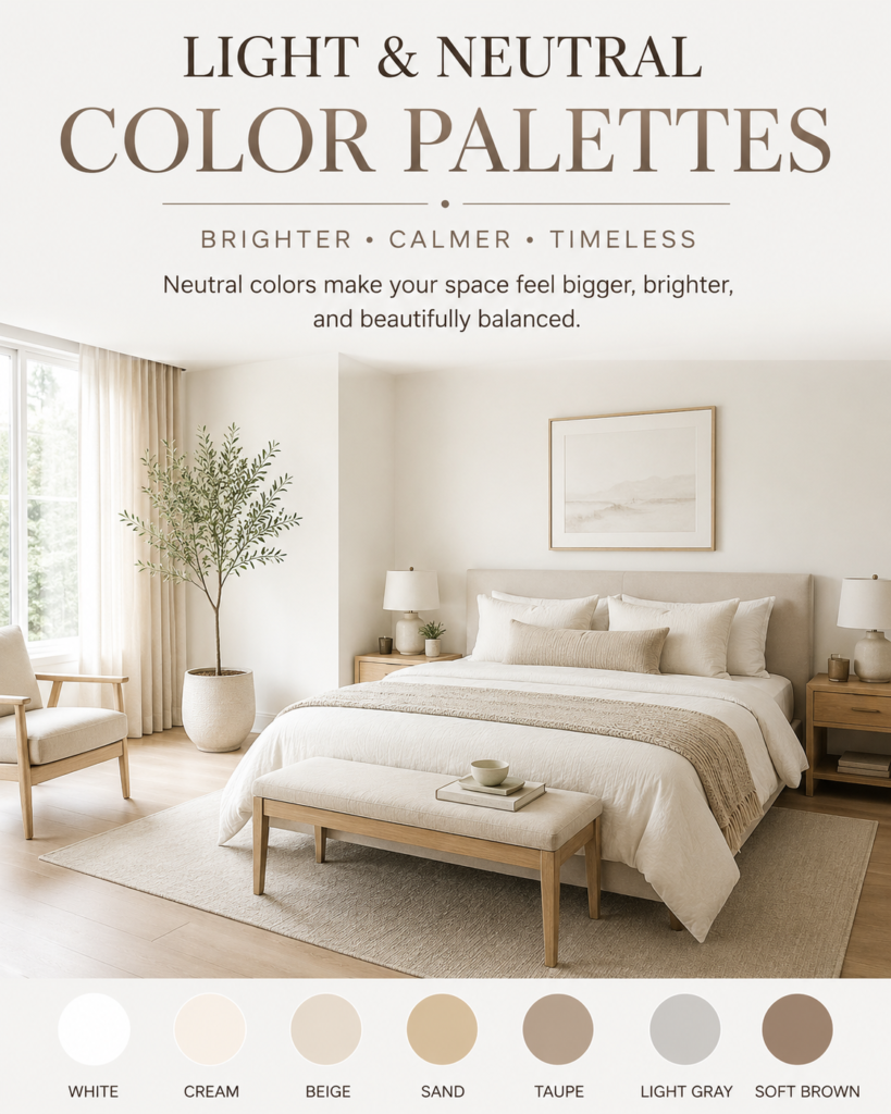 Light and Neutral Color Palettes