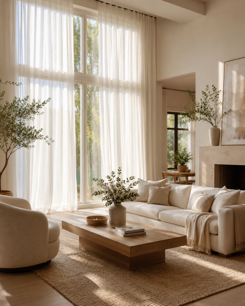 Curtains for Soft Natural Light