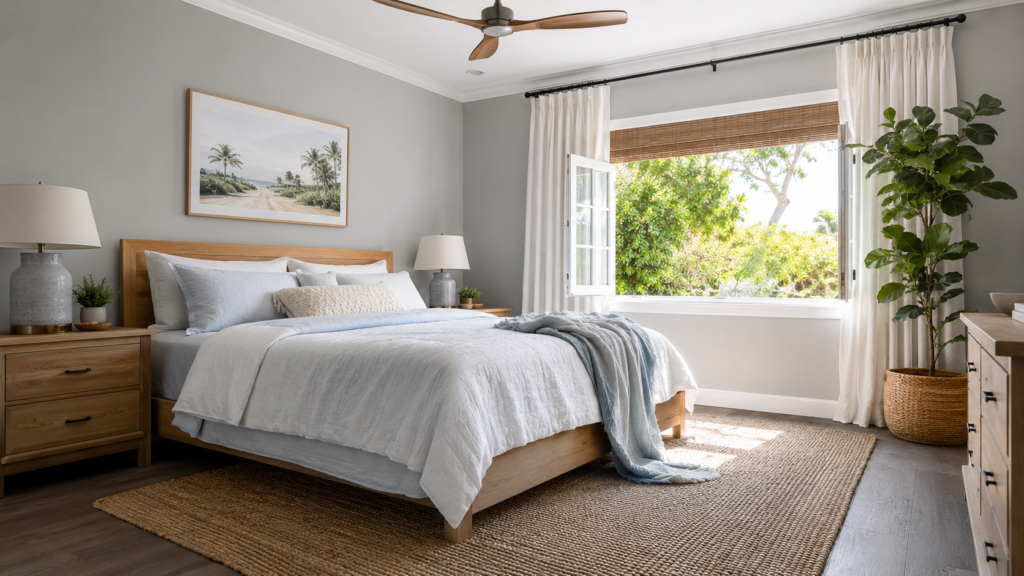 The Climate-Conscious Cool Bedroom